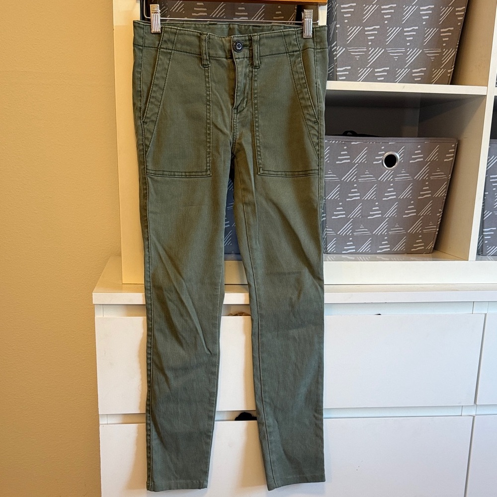 Women's Green Skinny Pants